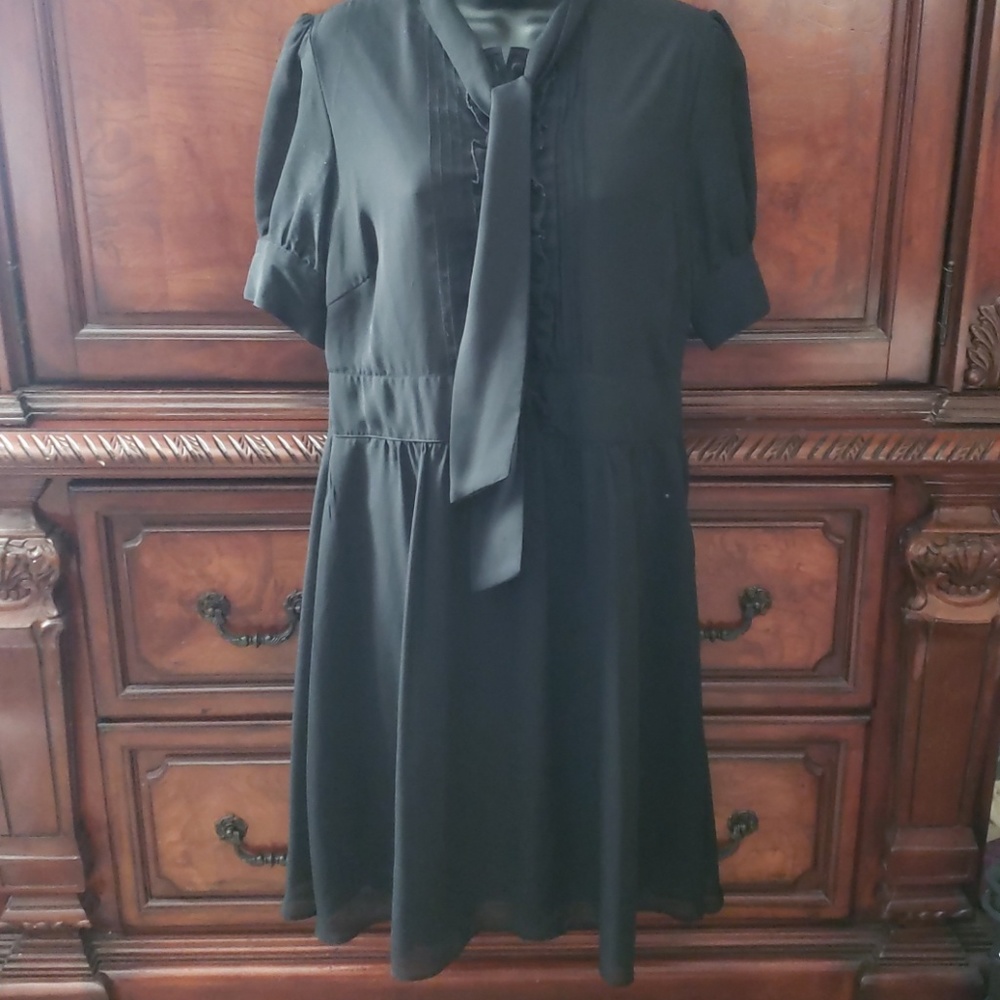 Tie-front Dress